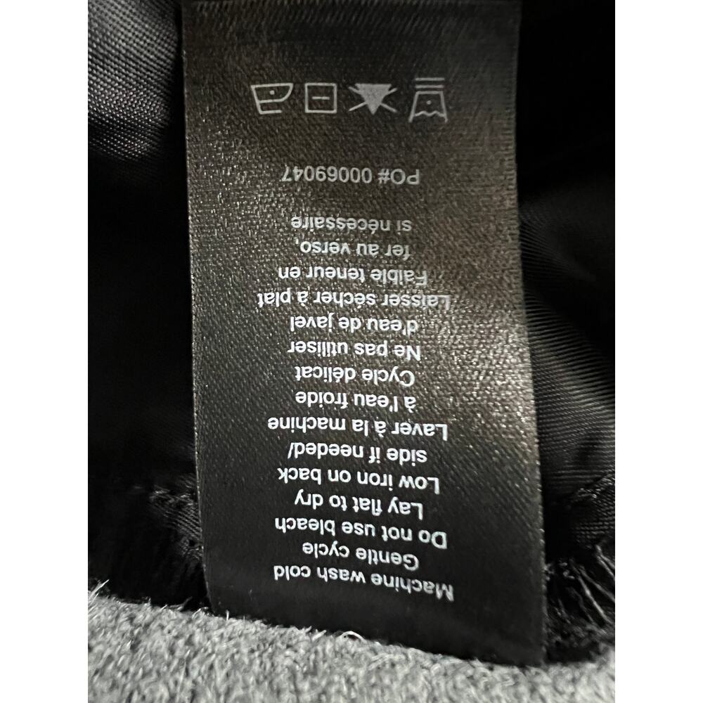 RAG & BONE HARLOW FAUX LEATHER STRAIGHT PANTS BLACK SIZE 23 - Picture 14 of 15
